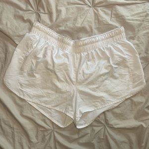 White athletic shorts